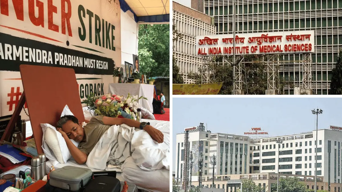 AIIMS और सफदरजंग के रेजिडेंट डॉक्टरों का राष्ट्रपति को पत्र, वांगचुक की LAMA मांग खारिज होने पर जताई चिंता