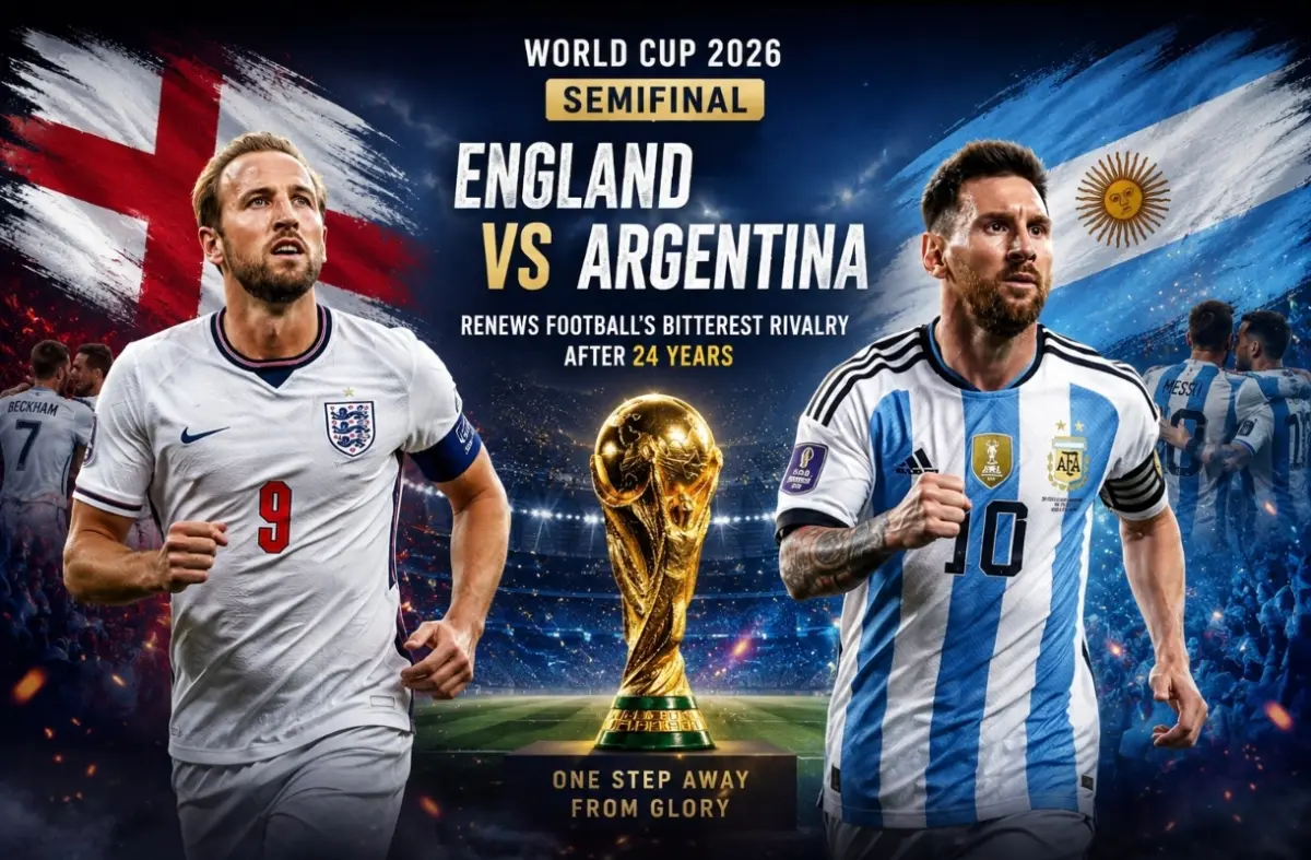 England vs Argentina: World Cup 2026 Semifinal Renews Football's Bitterest Rivalry After 24 Years