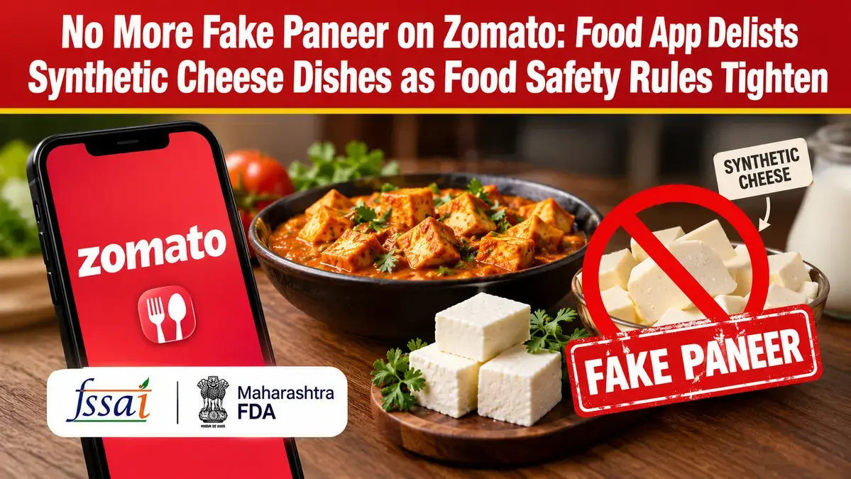 Zomato Bans Analogue Dairy Dishes in Nationwide Crackdown