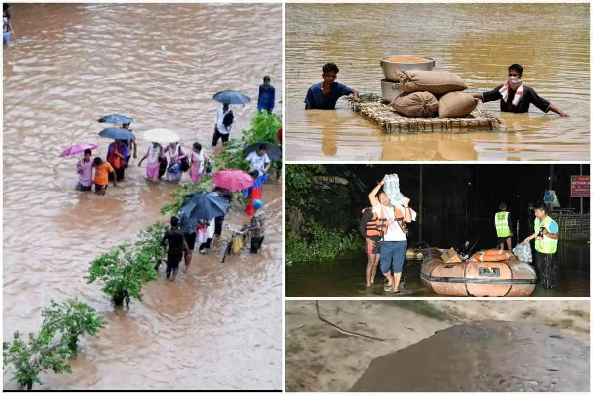 Assam Floods: 21 Killed in a Single Day, Toll Hits 31 as Over 5.65 Lakh People Affected Across 12 Districts