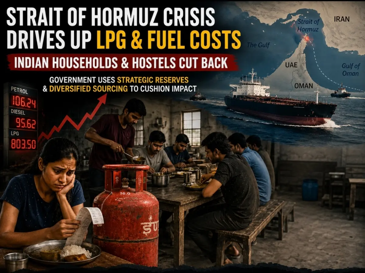 How the Strait of Hormuz Crisis Is Hitting Indian Households: LPG Costs, Meals and Daily Life