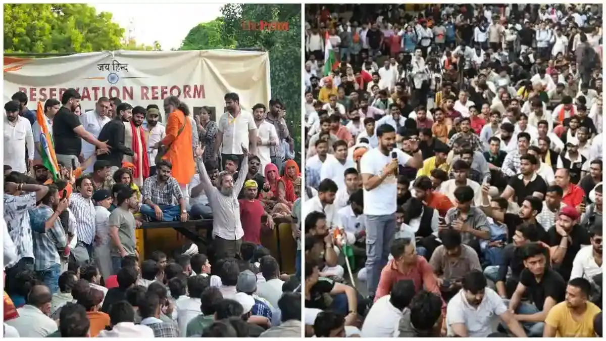 Jantar Mantar Sees Fresh Protest: Dozens Detained Over Reservation