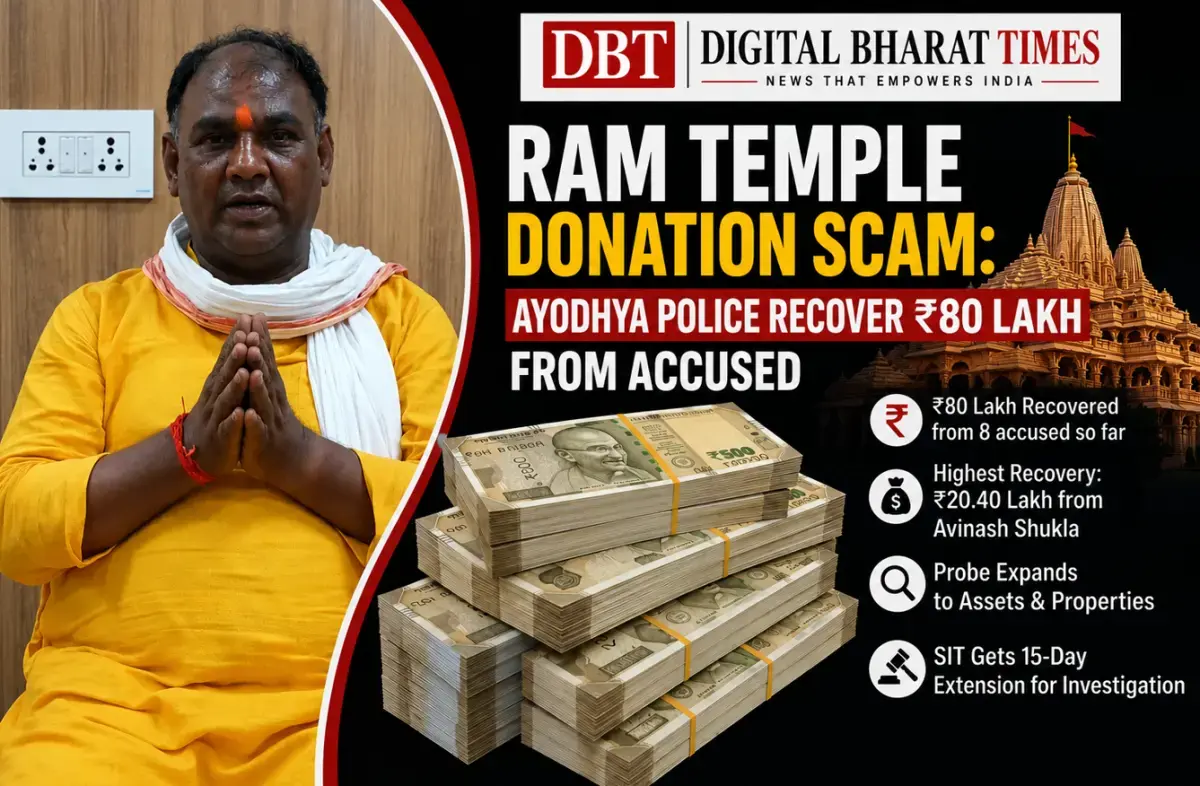 Ram Temple Donation Scam: Ayodhya Police Recover ₹80 Lakh from Accused