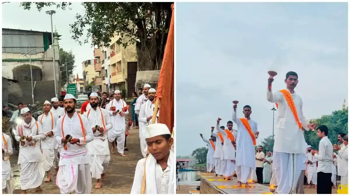 देहूमध्ये 'नमामि इंद्रायणी महाआरती' संपन्न: तीर्थक्षेत्र व पर्यावरण संवर्धनाचा संदेश