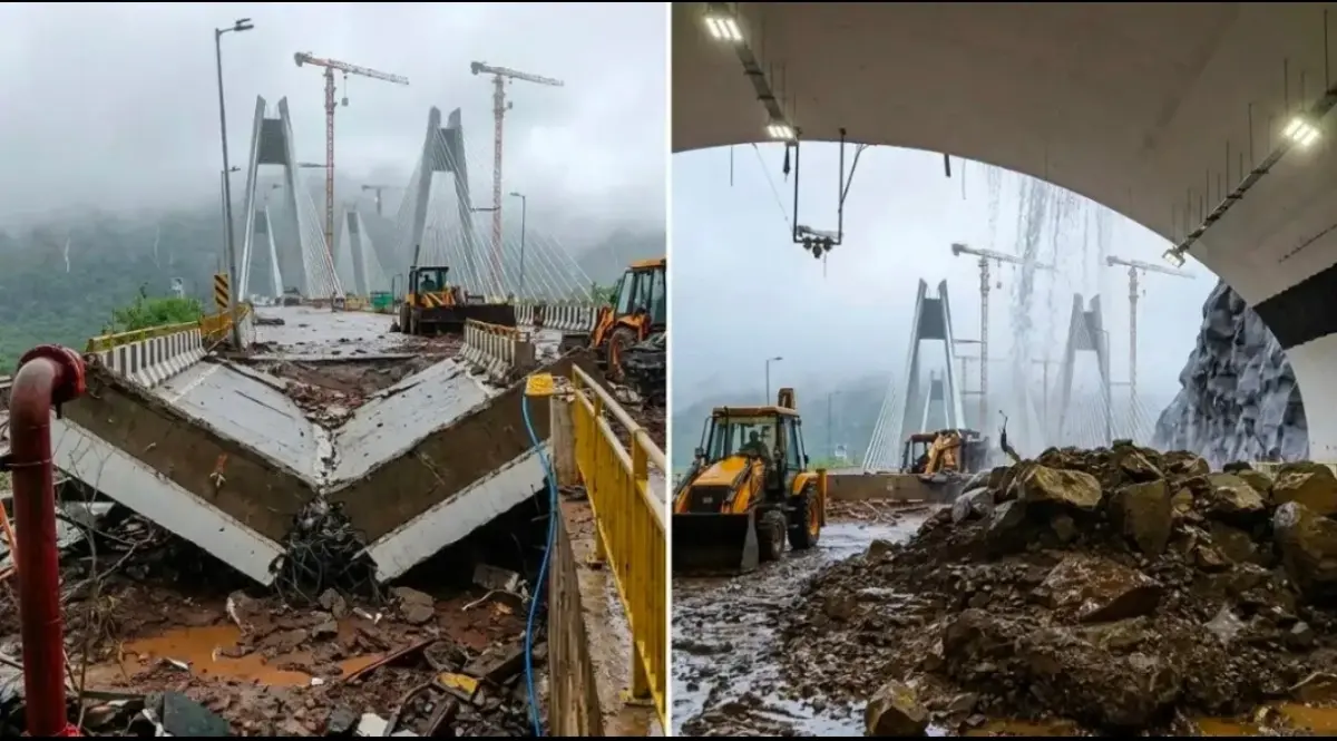 महाराष्ट्रात मुसळधार पाऊस; मुंबई-पुणे एक्सप्रेसवे वाहतूक प्रभावित