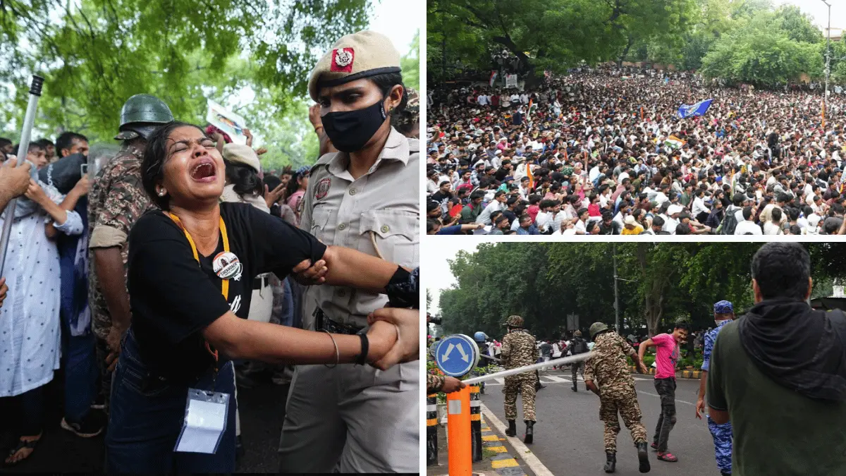 ‘चलो संसद’ मार्च के दौरान बढ़ा तनाव: CJP का आरोप- प्रदर्शनकारियों पर लाठीचार्ज और आंसू गैस के गोले छोड़े गए
