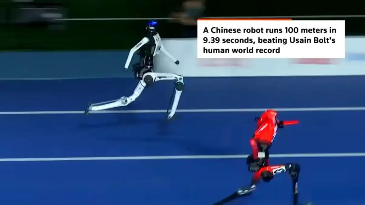 Humanoid Robot Beats Usain Bolt 100m Record in Beijing