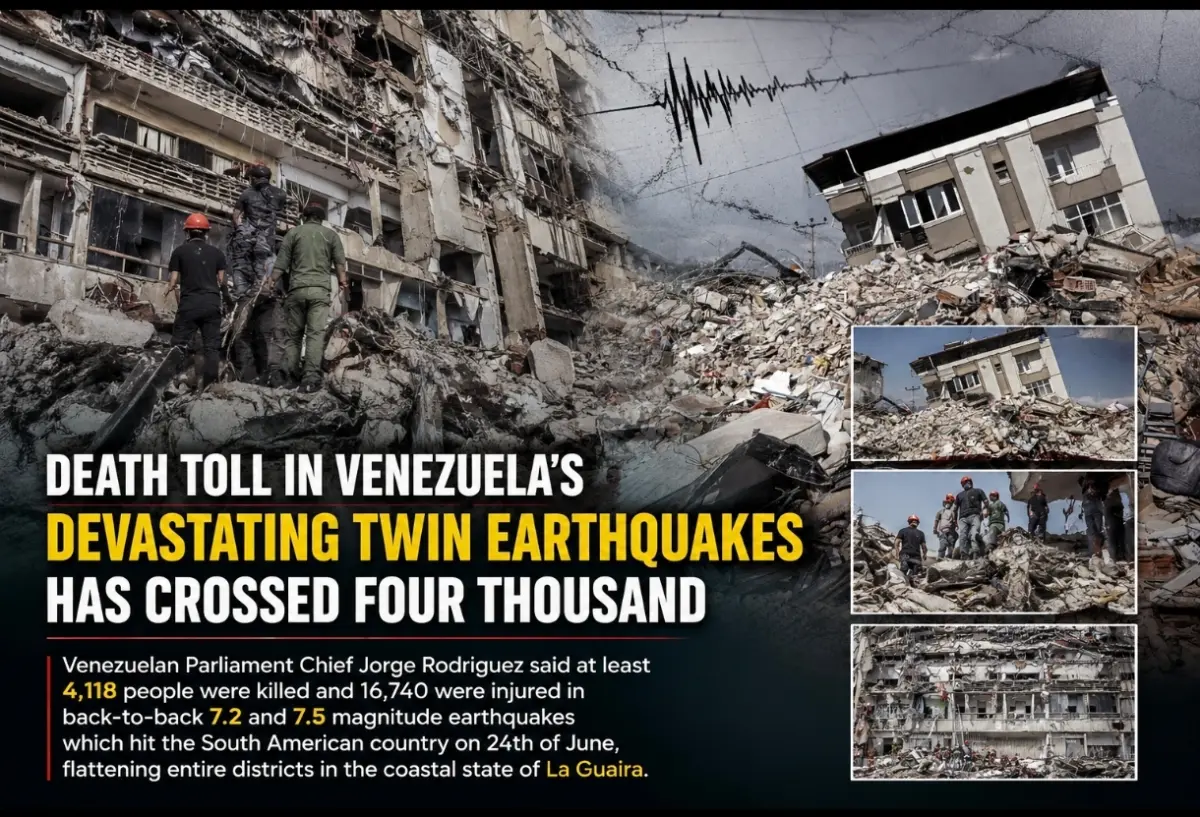 Venezuela Twin Earthquakes Death Toll Crosses 4,118