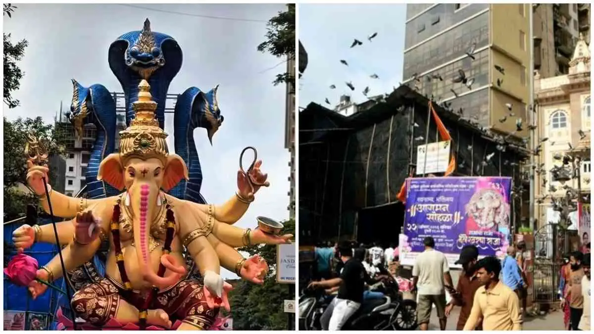 Mumbai 22 Foot Ganesh Idol Collapse: 2 Killed, 5 Injured