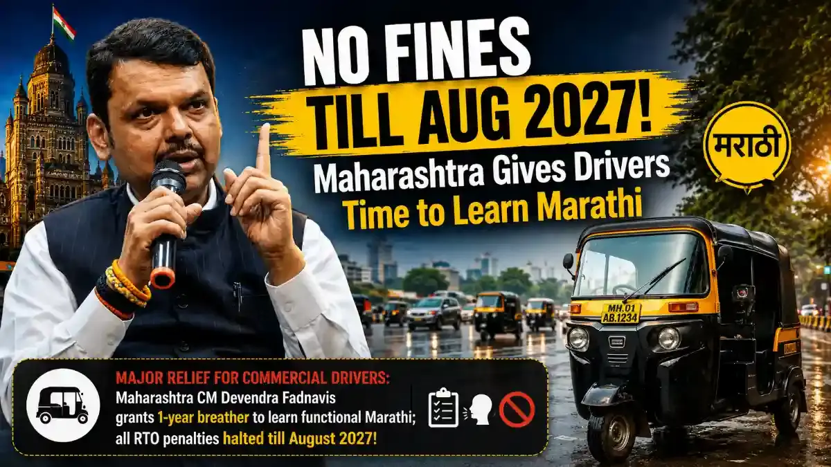 Maharashtra Grants 1-Year Breather for Auto & Cab Drivers to Learn Marathi