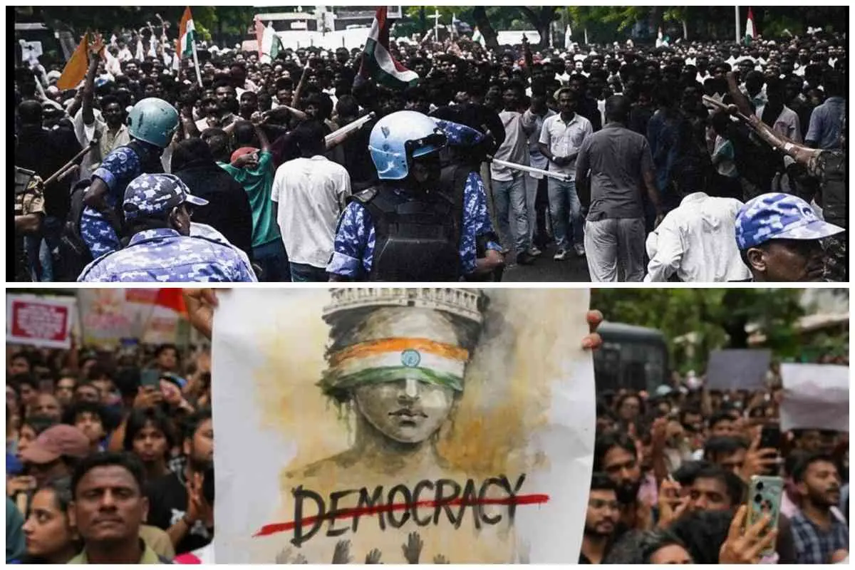'चलो संसद' मार्च: दिल्ली पुलिस का सीजेपी समर्थकों पर लाठीचार्ज, सोनम वांगचुक का अनशन जारी, लोकसभा स्थगित