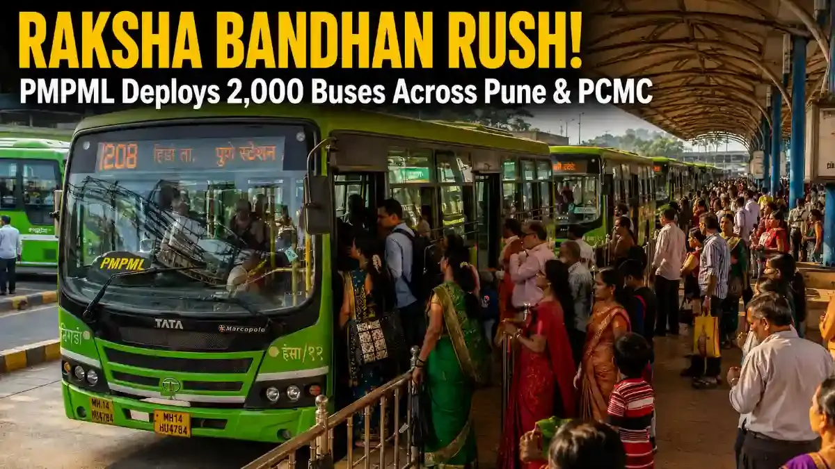Raksha Bandhan: PMPML to Deploy 2,000 Buses in Pune & PCMC