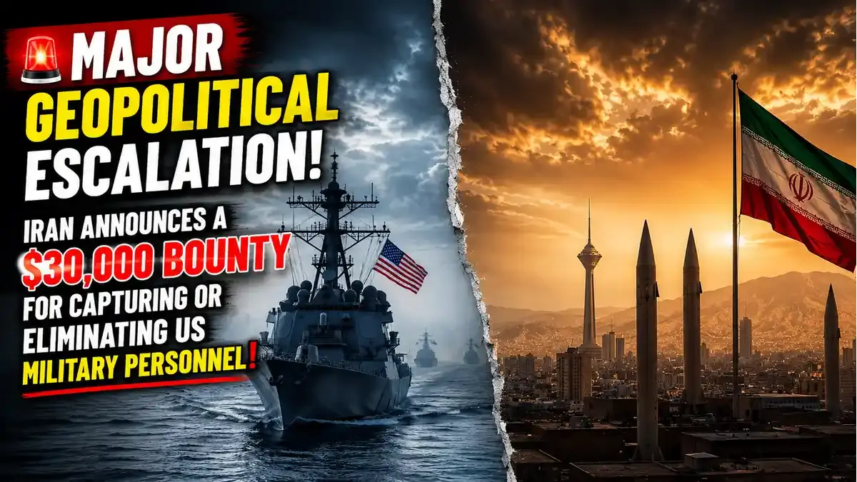 US-Iran Escalation: Iran Announces $30,000 Bounty on US Military Personnel