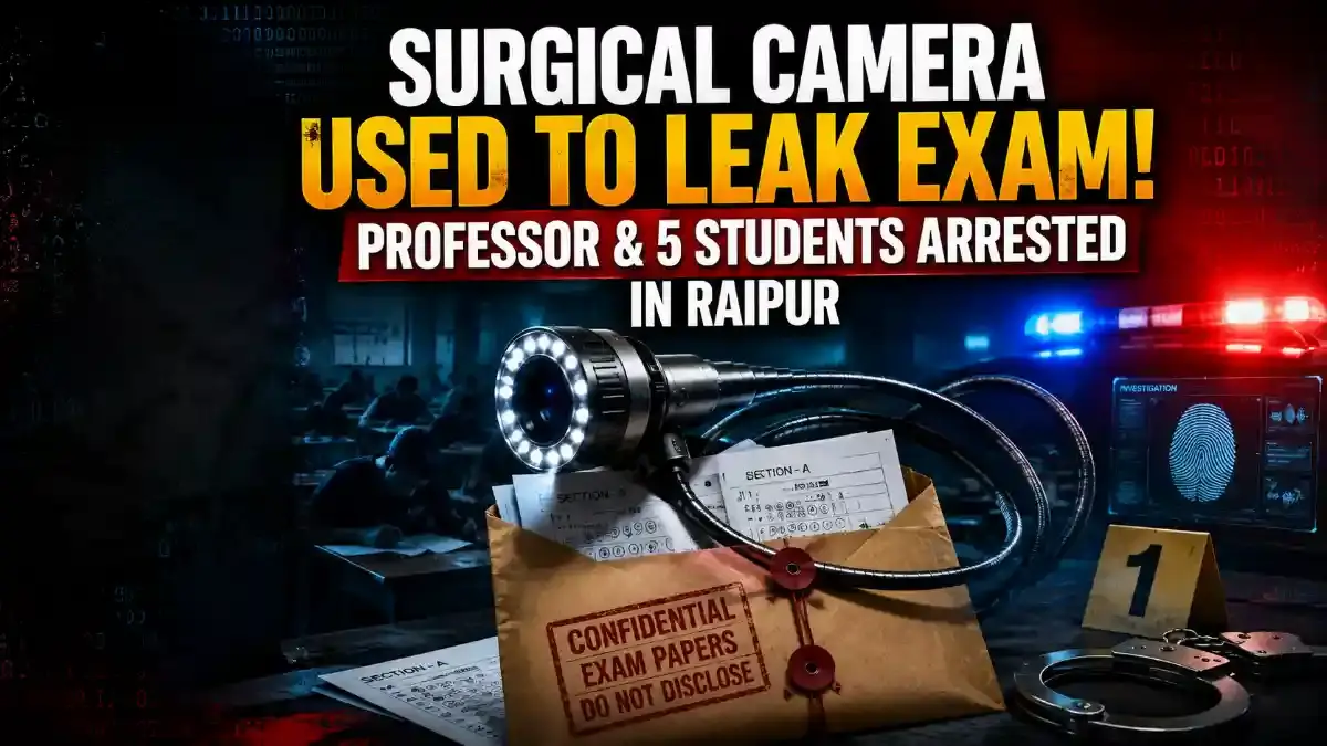 Chhattisgarh Professor Endoscope Paper Leak: Six Arrested